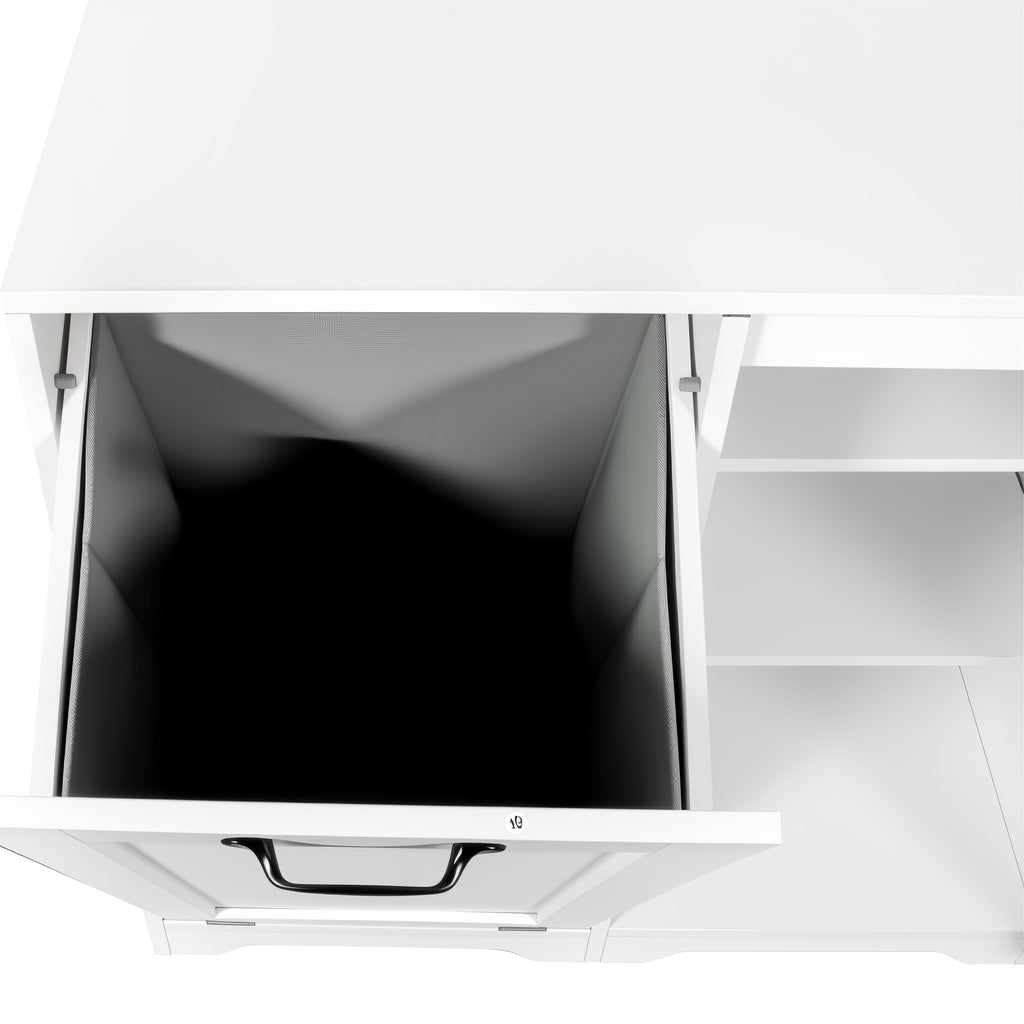 Laundry Cabinet with Doors and Adjustable Shelf