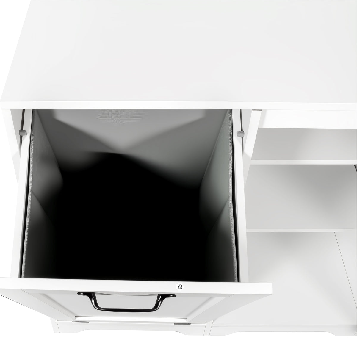 Laundry Cabinet with Doors and Adjustable Shelf
