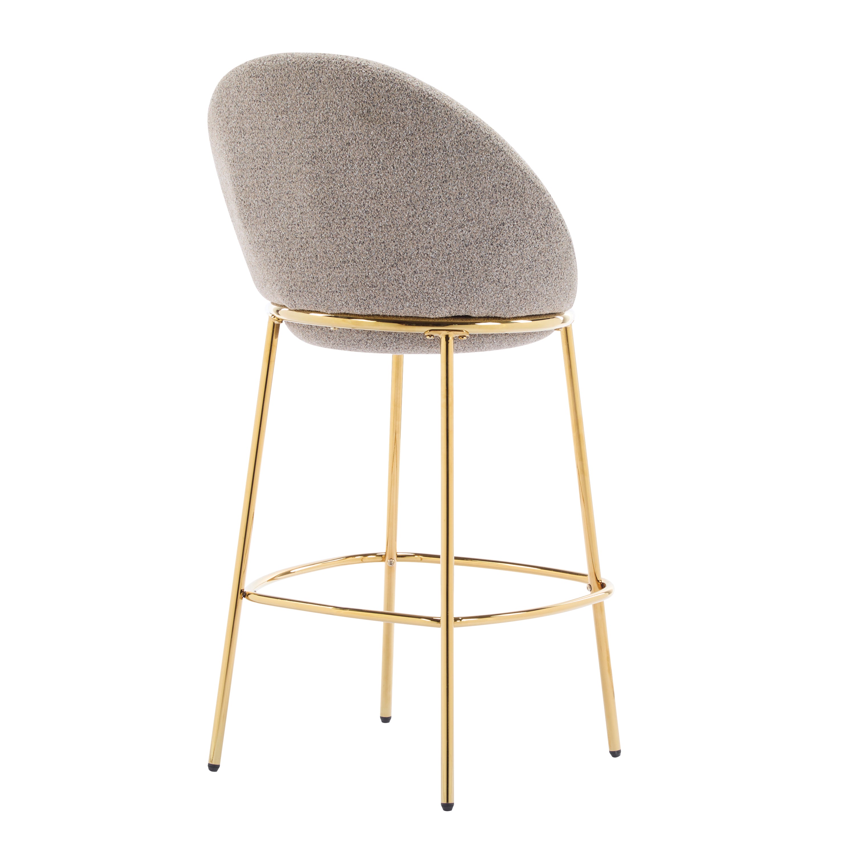 Celano Indoor Metal Upholstered Barstool