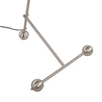 Eileen Contemporary Floor Lamp in Brushed Nickel