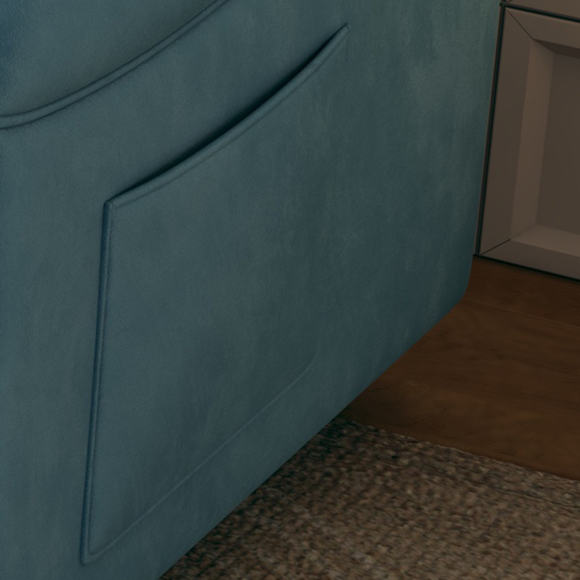 Sofa Showcase: 54" Velvet