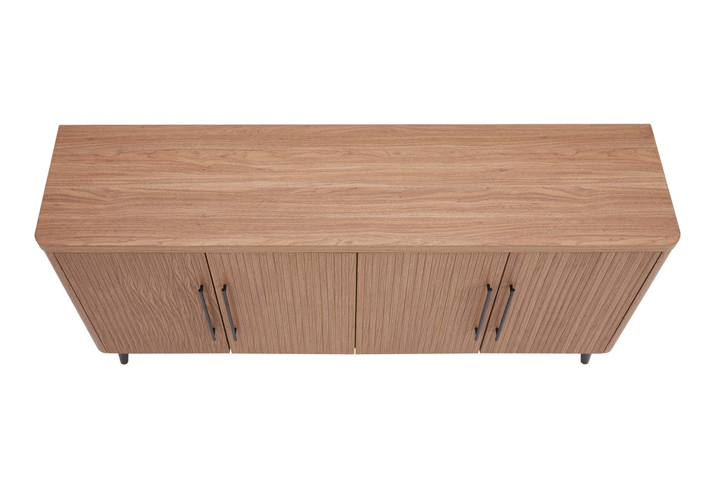 Jodie 65" Fluted Sideboard in Maple