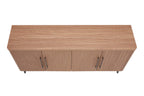 Jodie 65" Fluted Sideboard in Maple