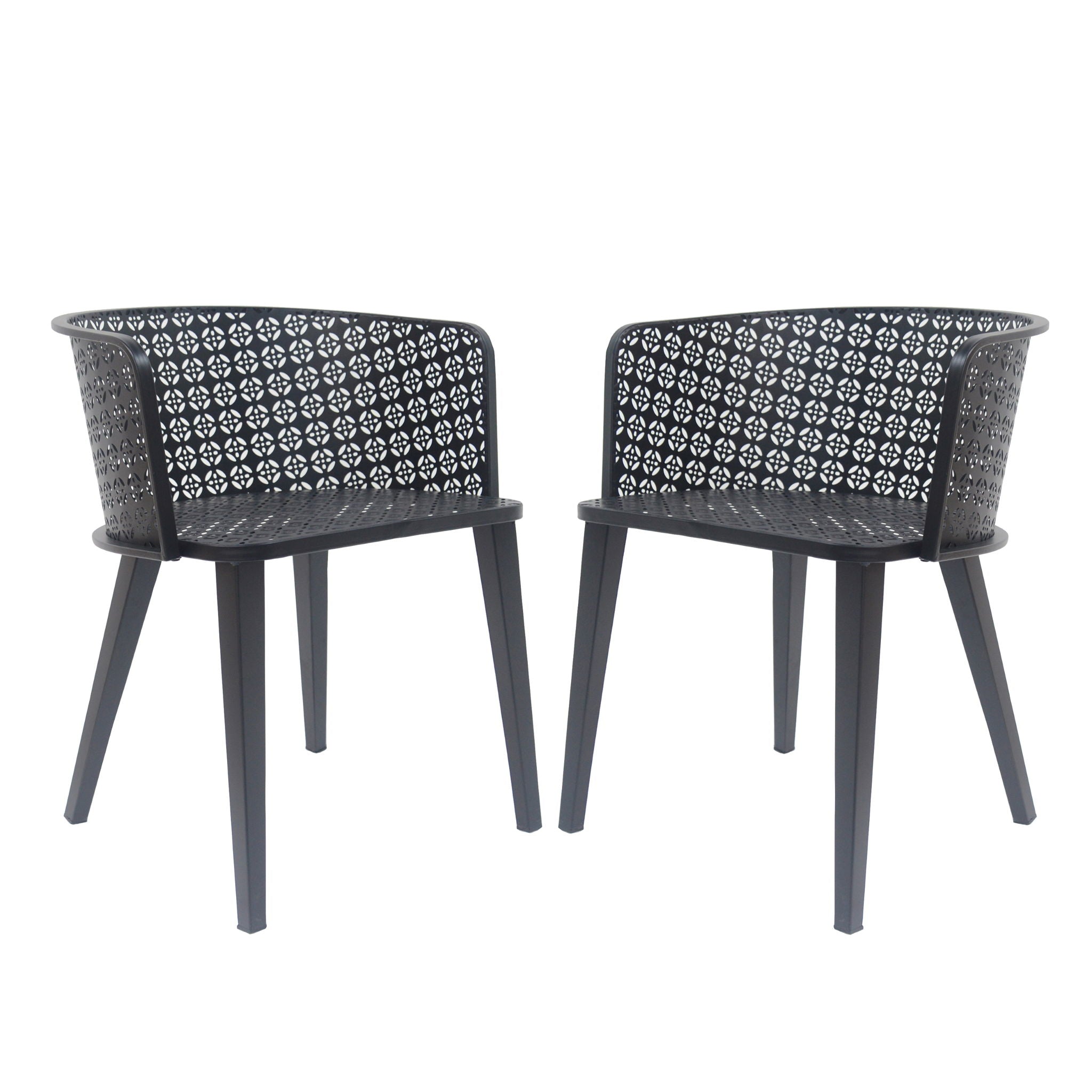 Milan Outdoor Dining Chair Set of 2
