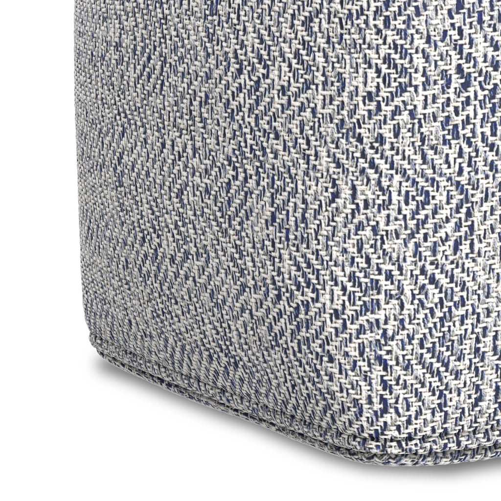 Nate 18 Inch Square Pouf