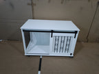 Modern Wooden Dog Crate Furniture with Sliding Barn Door