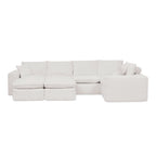 107'' Modern Boucle L-shaped Sectional Sofa
