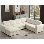 110.75" Modern U Shaped Sectional Sofa