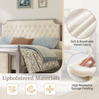 King Size Upholstered Platform Bed