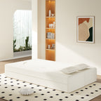 Modern Floor Sofa with 2 Pillows