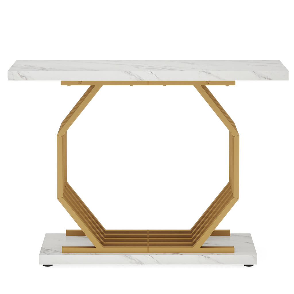 40-Inch Gold Console Table