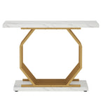 40-Inch Gold Console Table