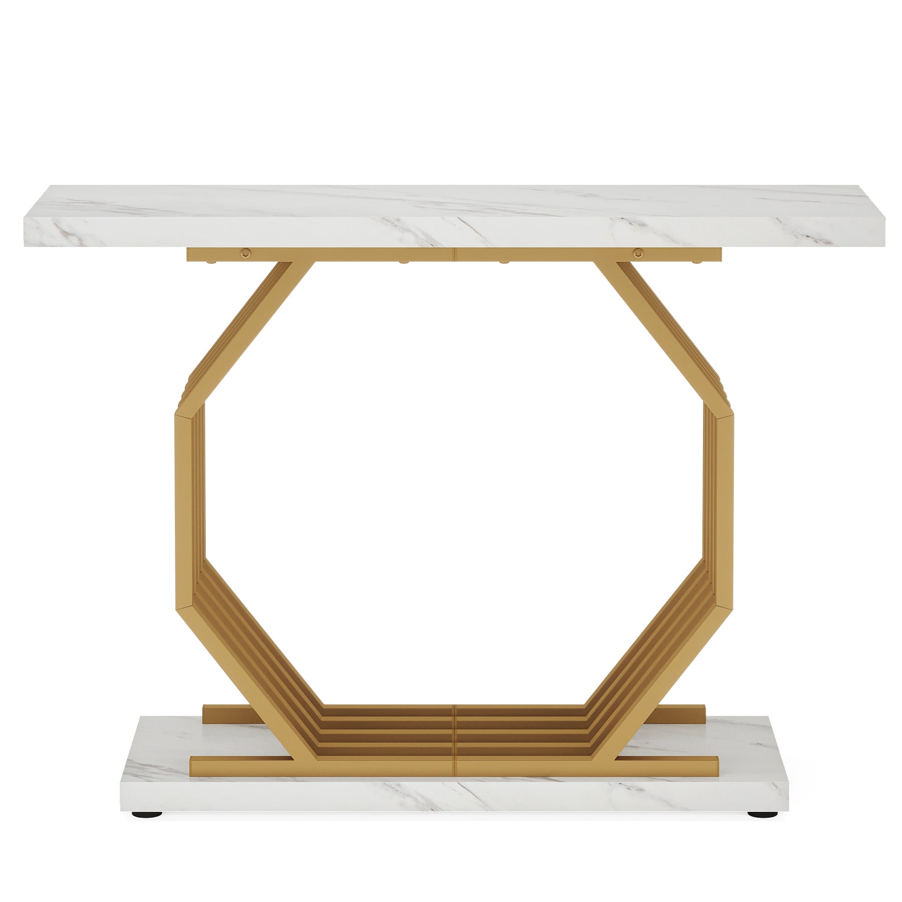 40-Inch Gold Console Table