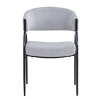 Upholstered Dining Chairs With Metal Legs (Set of 2)