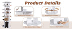 Rotating Shoe Rack Tower, 6-Tier Spinning Shoe Rack