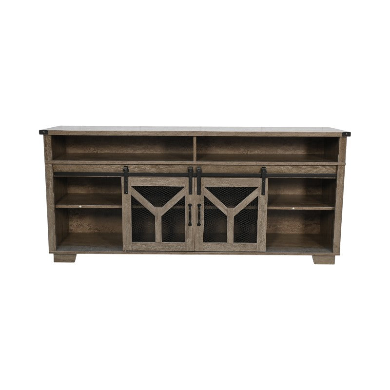 65.3" TV Stand with LED Light Strips