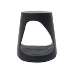 MGO Hollow Side Table, Wood-Like Texture