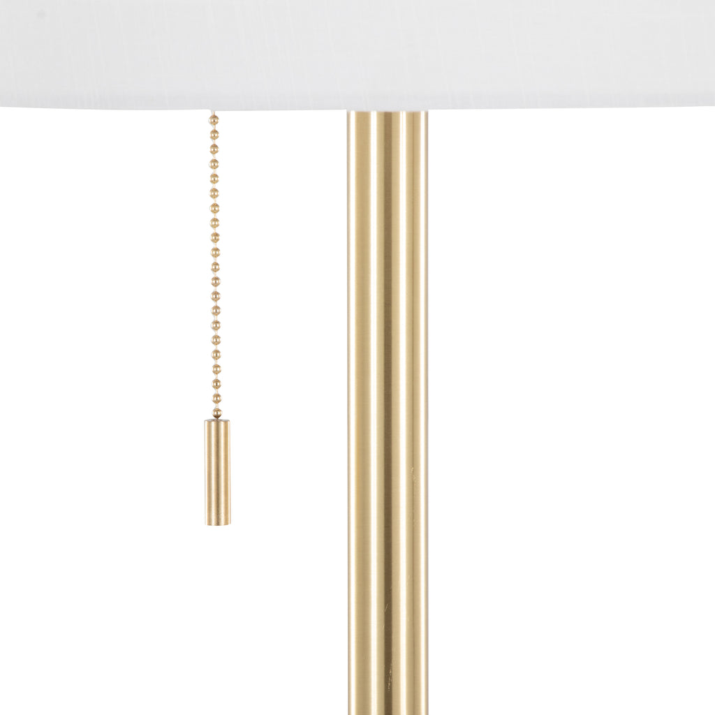 Tier 64" Contemporary Metal Floor Lamp
