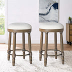 AGODY Bar Stools Set of 2, 26" Counter Height