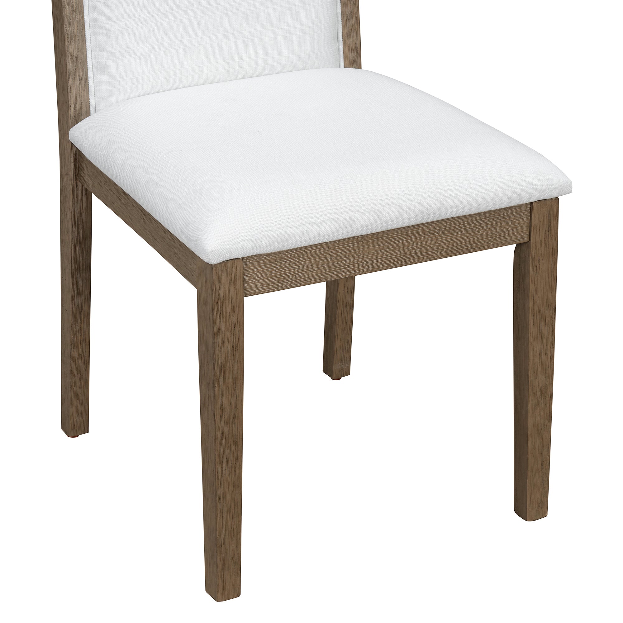 TREXM Vintage Style Dining Chair Set with 4 Upholstered Chairs