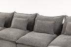 129.8" Cloud Couch Oversized Modular Sectional Sofa