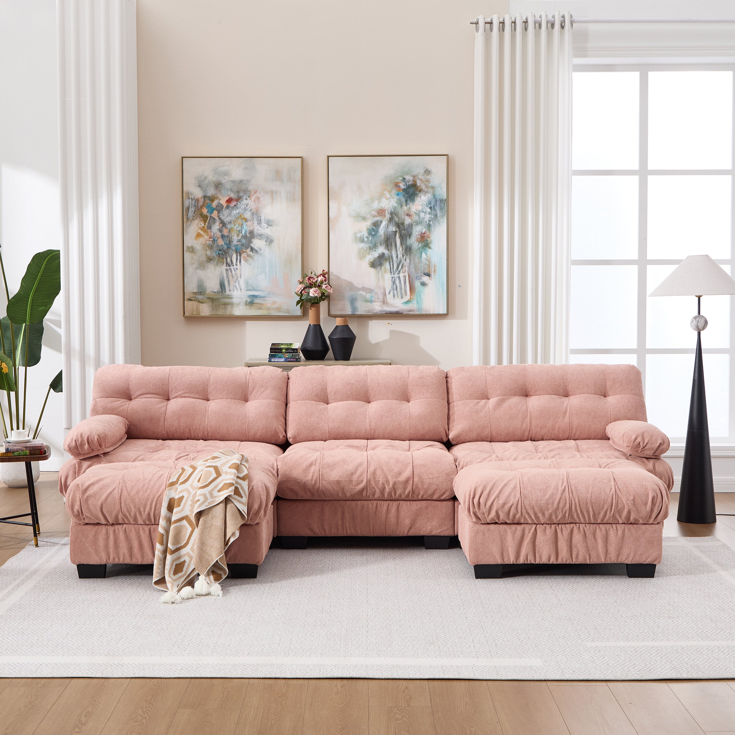 U Shaped Couch Modular Sectional Sofa
