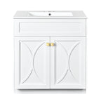 30'' Bathroom Vanity with Ceramic Sink Combo