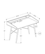 Computer Desk with Storage Shelves