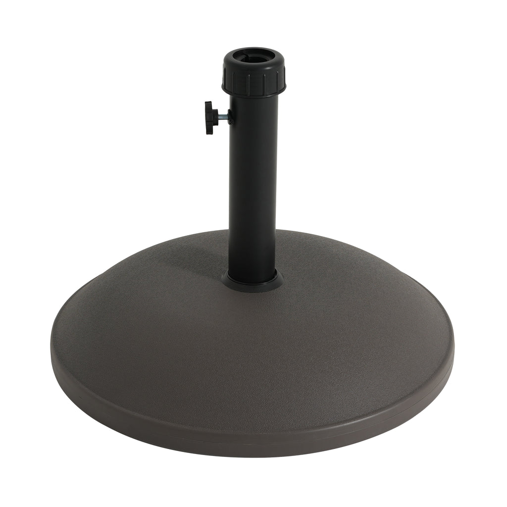 Ander Outdoor 68-Pound Round Umbrella Base - Brown