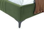 Promenade Upholstered Velvet 48" Bed in Moss