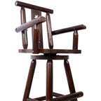 Rustic Bar Stool - Fir Wood Construction