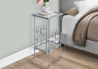 Accent Table with Tempered Glass