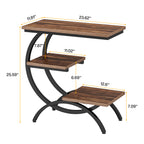 11.81 Inches C-Shaped End Table