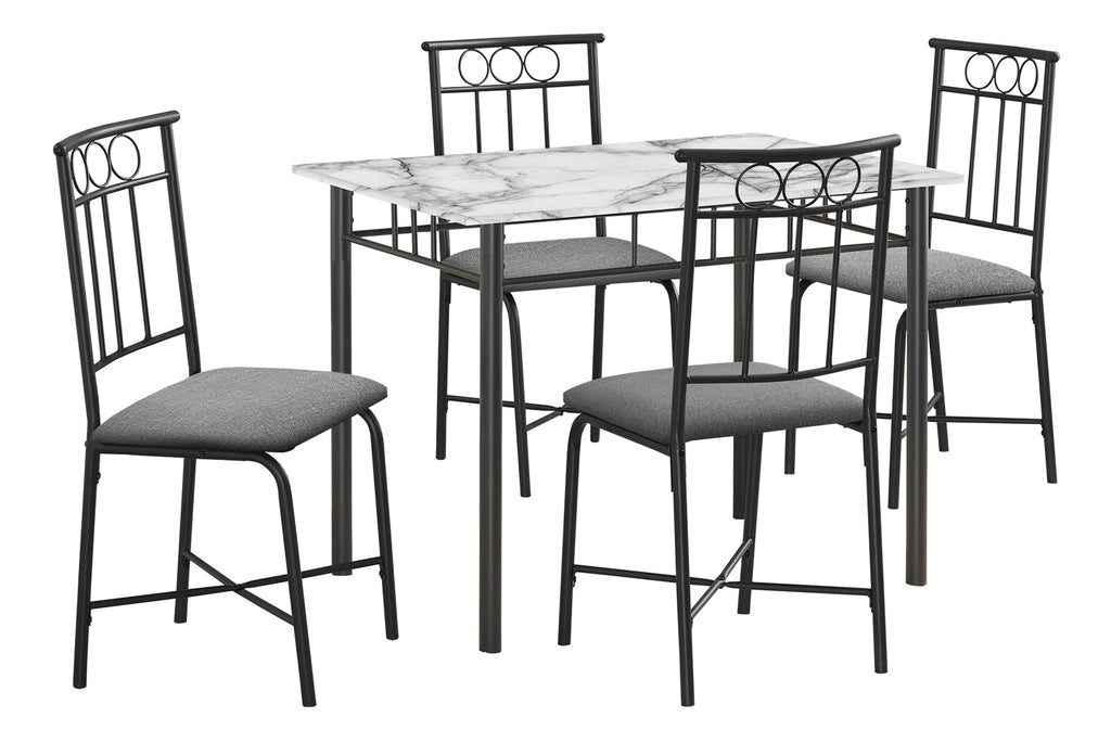 Contemporary 5-Piece Dining Table Set