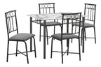 Contemporary 5-Piece Dining Table Set