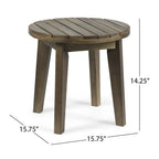 Outdoor 3-Piece Wood Patio Seating Set