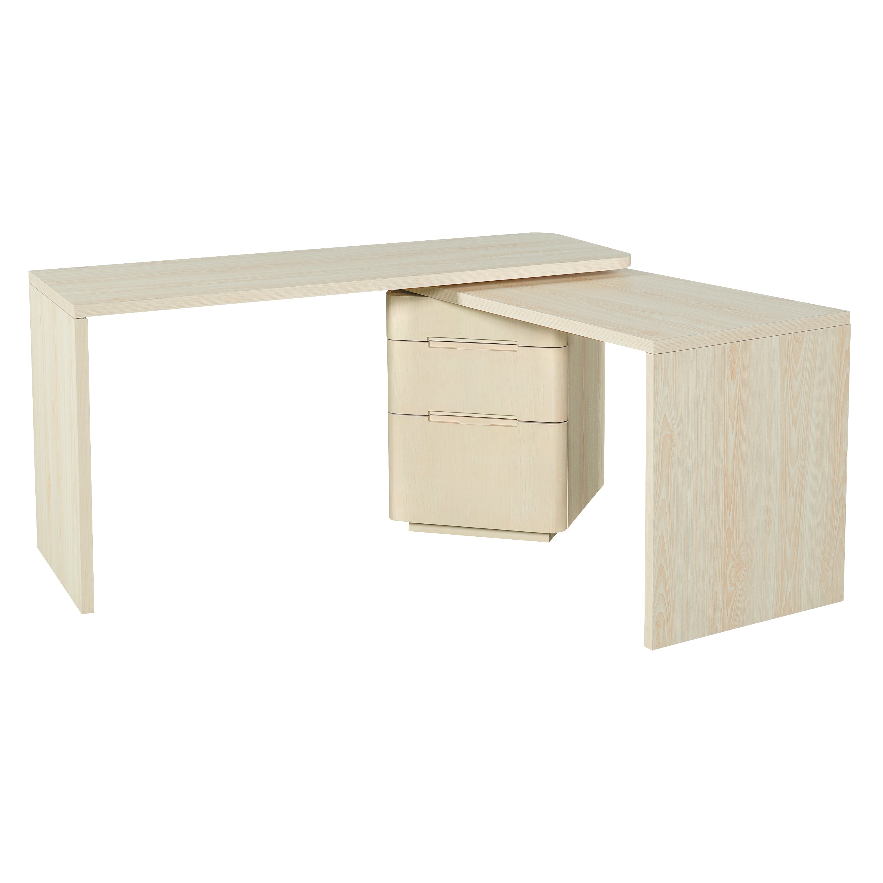 90" Modern L Shaped Desk