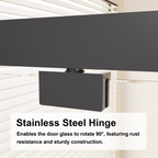 Framed Bi-fold Pivot Shower Door 32"x72"