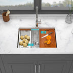 Single Bowl Undermount Workstation Kitchen Sink