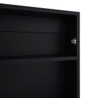 Medicine Cabinet 25.7" H, 1 Door, 3 Shelves, 1 Mirror