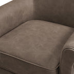 Westly Faux Leather Swivel Accent Chair