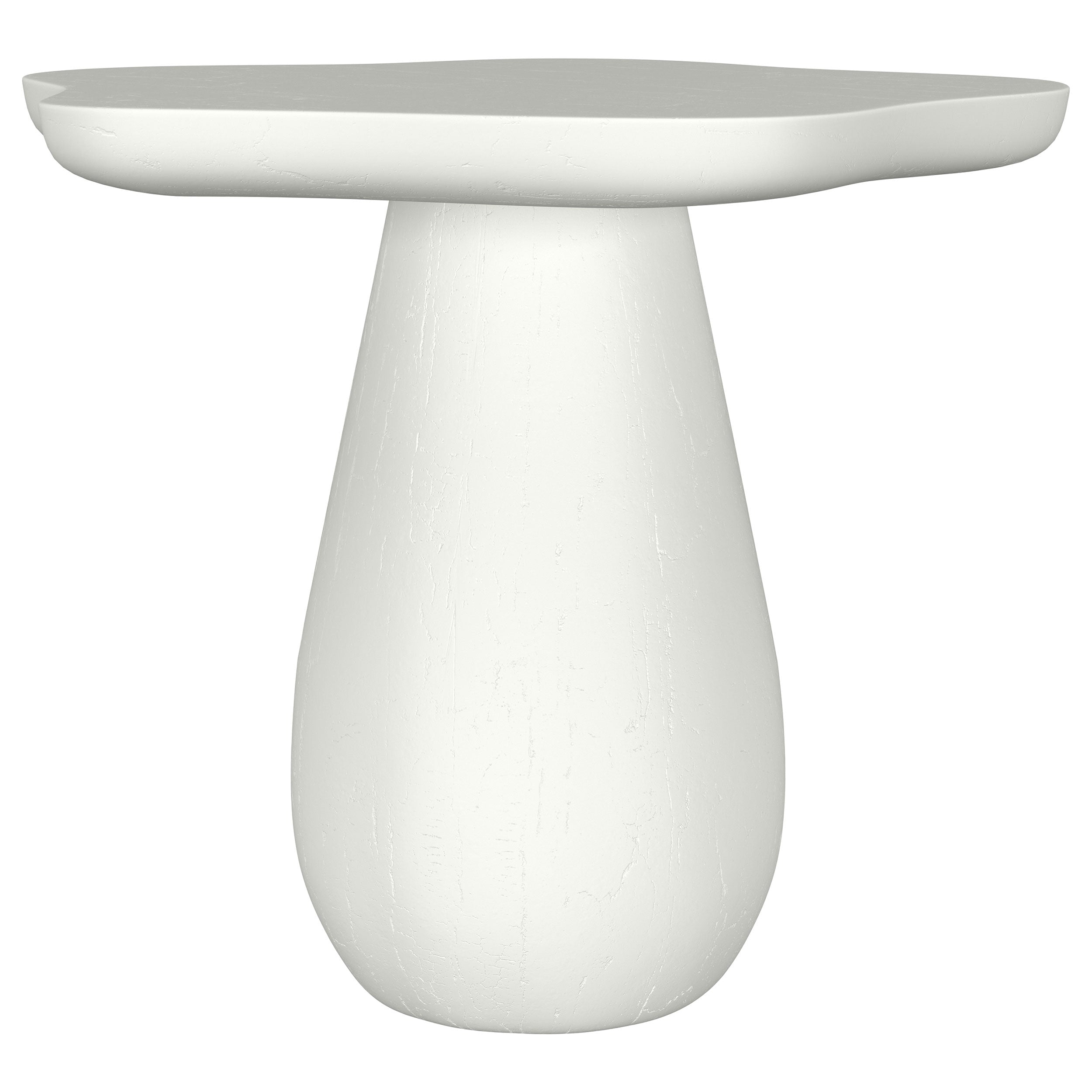 Perth 17-inch Side Table with Cloud-Shaped Top Off White-