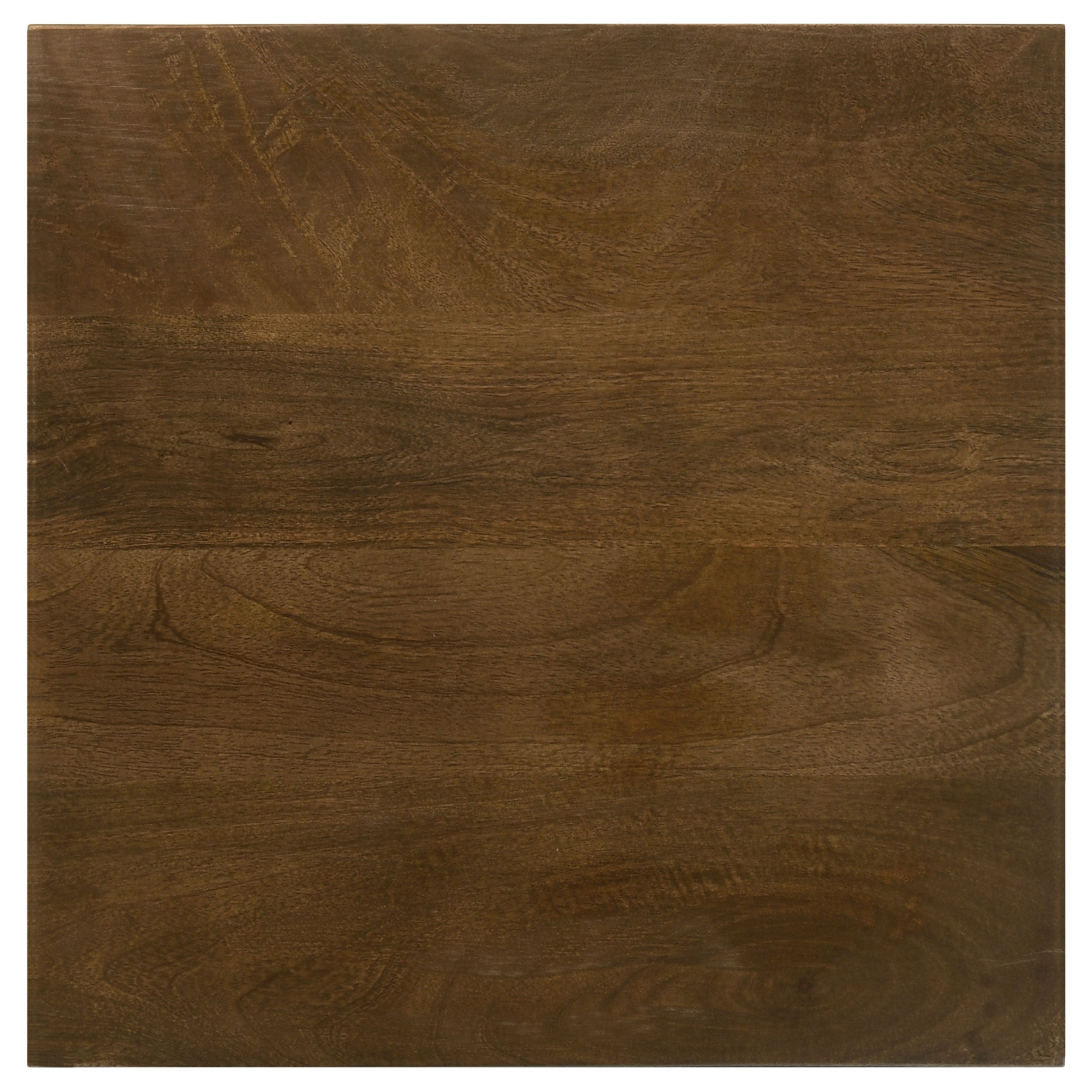 Heitor Square Wood Top Accent Side Table Dark Brown-CoasterEssence