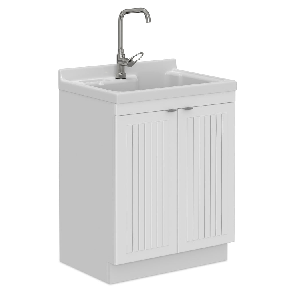 Murphy All-In-One 28-Inch Laundry Utility Sink and Cabinet