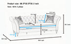 88.5" Chesterfield Sofa