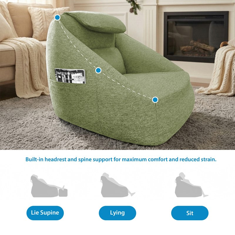 One Size Cloud Ergonomic Couch - Olive