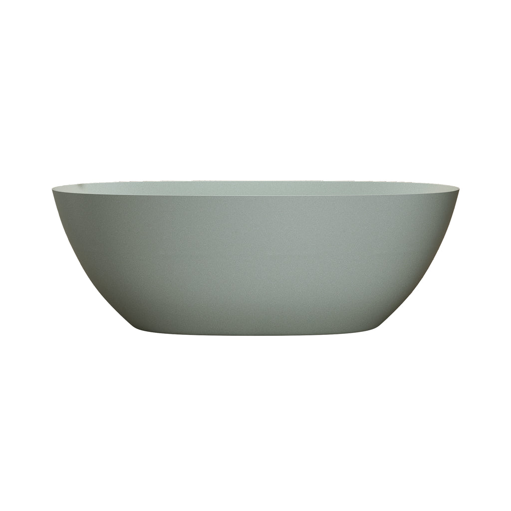 69'' Freestanding Bathtub Resin Stone Soaking Bathtub