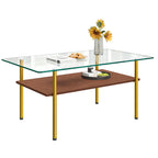 Modern Glass Coffee Table and End Tables Set of 3