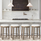 AGODY Bar Stools Set of 2, 26" Counter Height