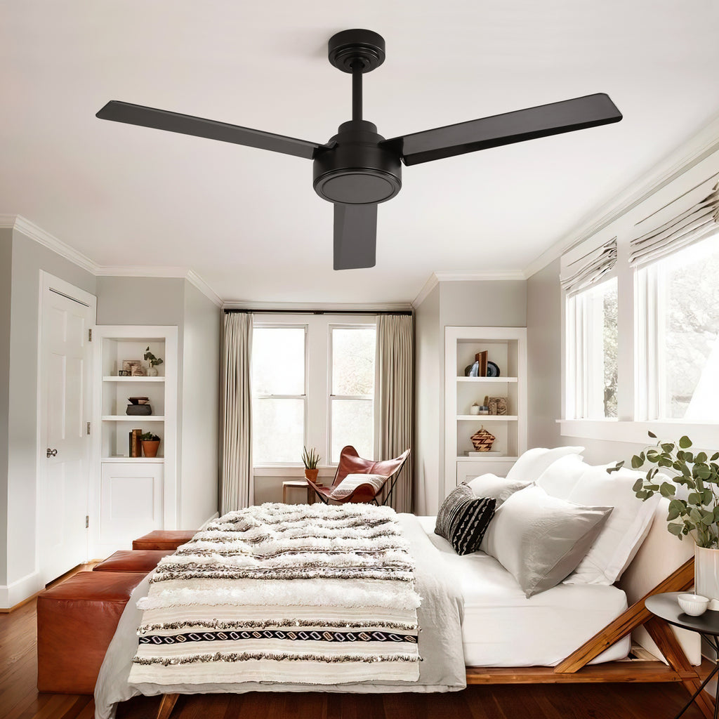 52" Outdoor Ceiling Fan Without Light - 3 ABS Blades